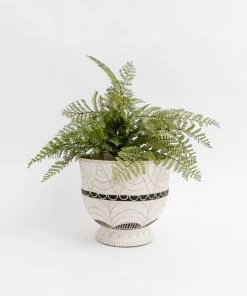 Creative Co Op Dothan Hand Painted Planter