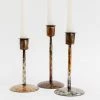 Bloomingville Burnt Copper Taper Holders (Set Of 3)