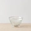 Lone Fox Vintage Glass Footed Bowl New
