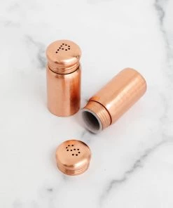 Creative Co Op New Copper Salt + Pepper Shakers