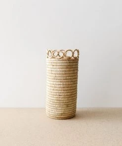 Lone Fox Loopy Raffia Vases