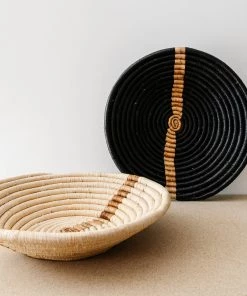 Lone Fox Indra Hand Woven Striped Bowl Best Sellers