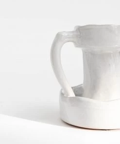 Creative Co Op Moon Glazed Tealight Holder New