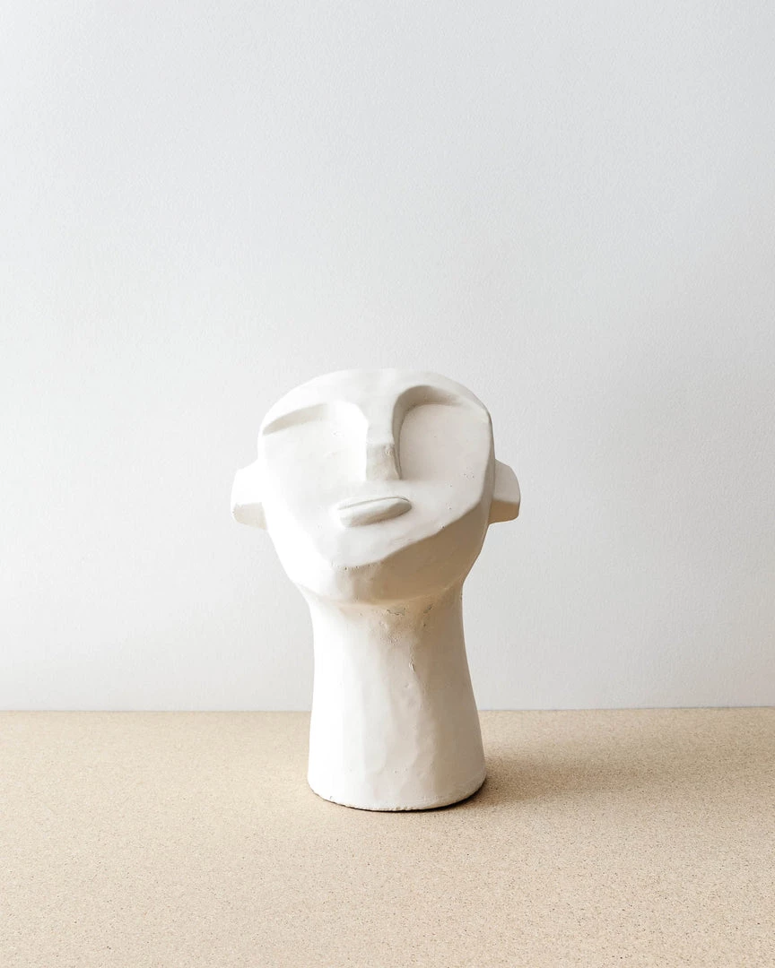 Creative Co Op New Abstract Cement Face Sculpture 3 Creative Co Op New Abstract Cement Face Sculpture