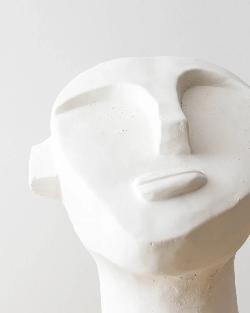 Creative Co Op New Abstract Cement Face Sculpture 4 Creative Co Op New Abstract Cement Face Sculpture