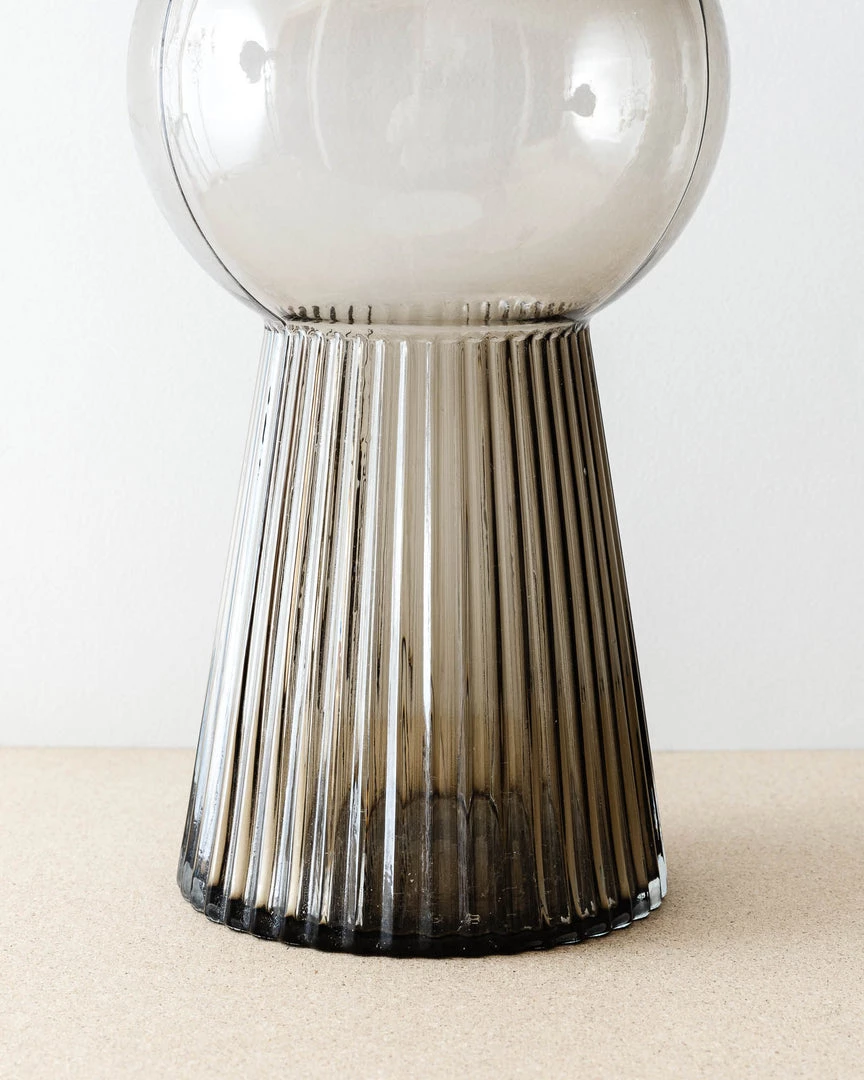 Bloomingville Suri Fluted Glass Vase 4 Bloomingville Suri Fluted Glass Vase