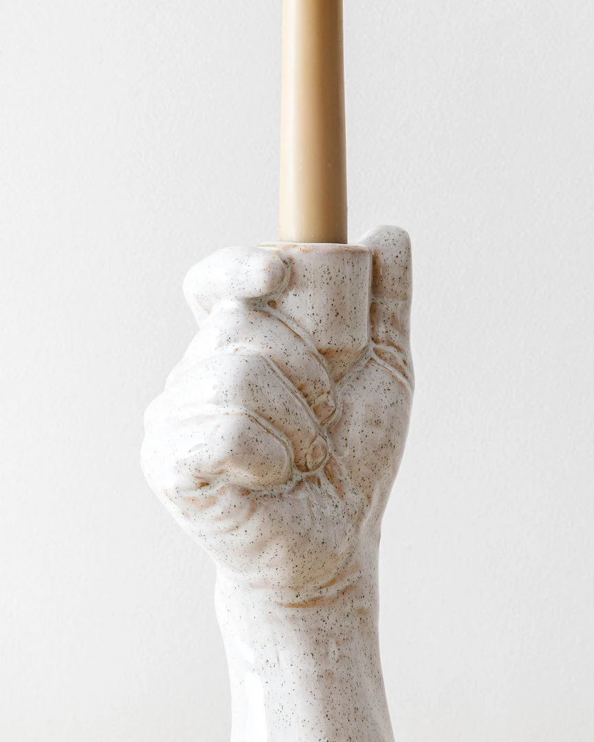 Bloomingville New "Need A Hand?" Taper Holder 4 Bloomingville New "Need A Hand?" Taper Holder