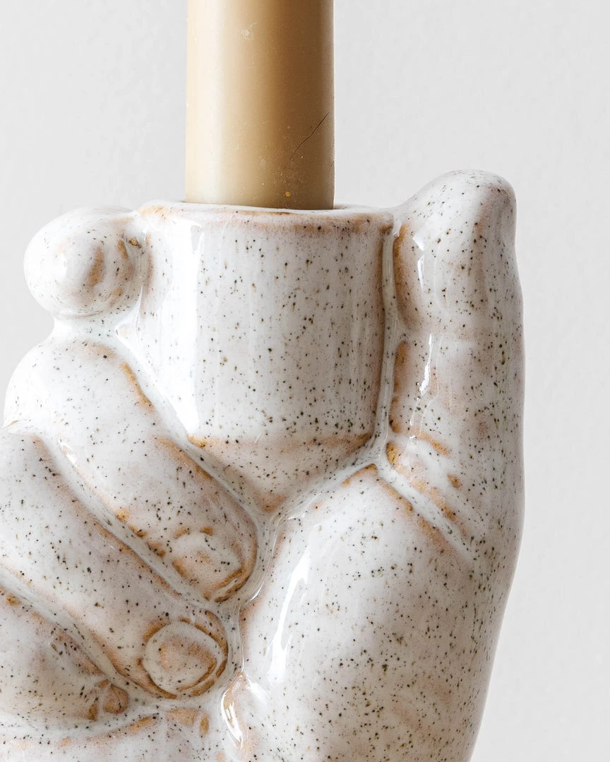 Bloomingville New "Need A Hand?" Taper Holder 6 Bloomingville New "Need A Hand?" Taper Holder