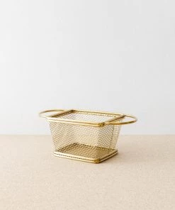Bloomingville Remi Brass Mesh Fruit Basket