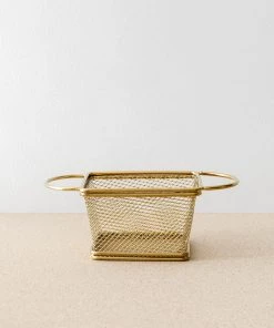 Bloomingville Remi Brass Mesh Fruit Basket