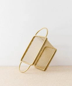 Bloomingville Remi Brass Mesh Fruit Basket