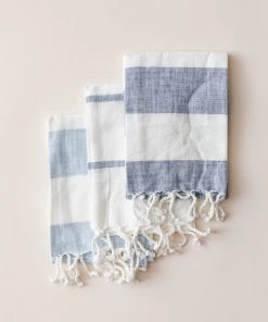 Bloomingville Coastal Striped Tea Towel Set