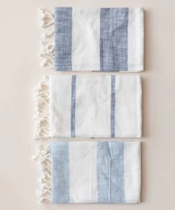 Bloomingville Coastal Striped Tea Towel Set