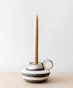 Bloomingville Milo Striped Taper Holder