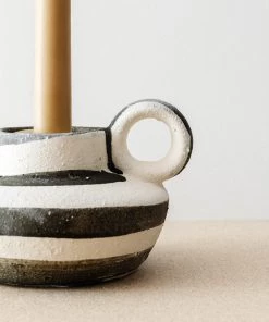 Bloomingville Milo Striped Taper Holder