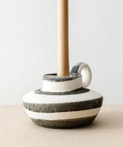 Bloomingville Milo Striped Taper Holder