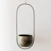 Bloomingville Oxidized Metal Hanging Planter