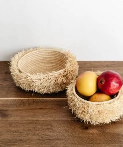 Kazi New Jorja Fringe Round Baskets