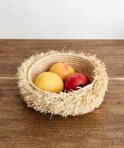 Kazi New Jorja Fringe Round Baskets