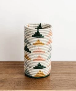 Kazi New Igisozi Woven Metallic Vase