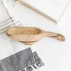 Creative Co Op Hand Carved Acacia Wood Scoop