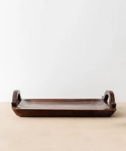 47th & Main Gracie Wood Tray W/ Handles Best Sellers