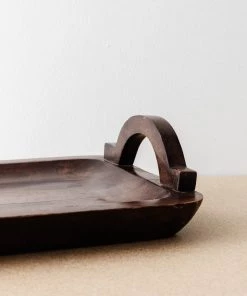 47th & Main Gracie Wood Tray W/ Handles Best Sellers