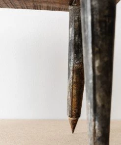 47th & Main Antique Wood + Metal Riser New 8 47th & Main Antique Wood + Metal Riser New