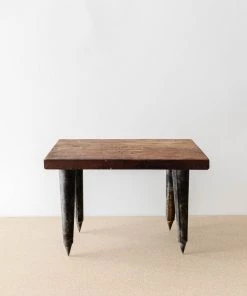 47th & Main Antique Wood + Metal Riser New