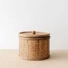 47th & Main New Round Rattan Storage Box