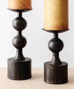 47th & Main Ira Candle Holders