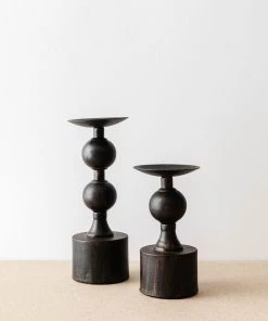 47th & Main Ira Candle Holders