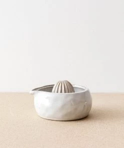 47th & Main Dimpled Ceramic Citrus Juicer