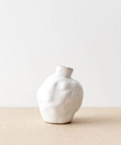 47th & Main Dimpled Ceramic Bud Vase New