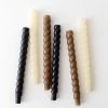 Creative Co Op New Twisted Rope Taper Candles