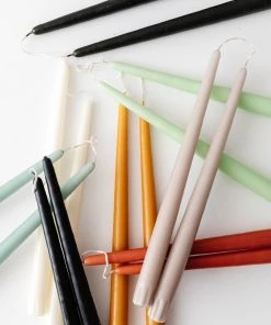 Creative Co Op 12" Dripless Taper Candles (Set Of 2) New