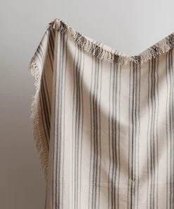 Home Collections By Raghu New Alma Woven Grain Sack Throw (Cream)