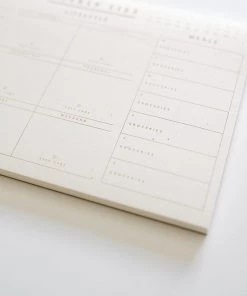 Lone Fox New Weekly List Pad
