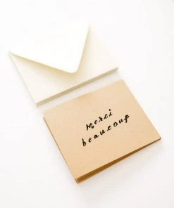 Lone Fox Merci Beaucoup Card