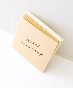 Lone Fox Merci Beaucoup Card