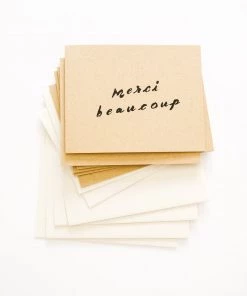 Lone Fox Merci Beaucoup Card
