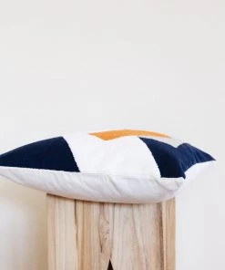 Lone Fox Tegan Embroidered Pillow Cover New