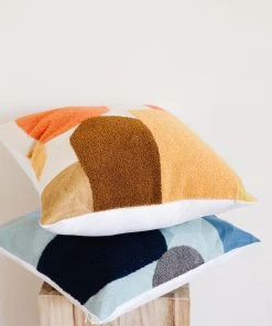 Lone Fox Canyon Block Pillow Cover