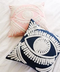 Lone Fox Drinda Tufted Pillow Cover New