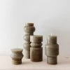 Creative Co Op Olive Totem Pillar Candles