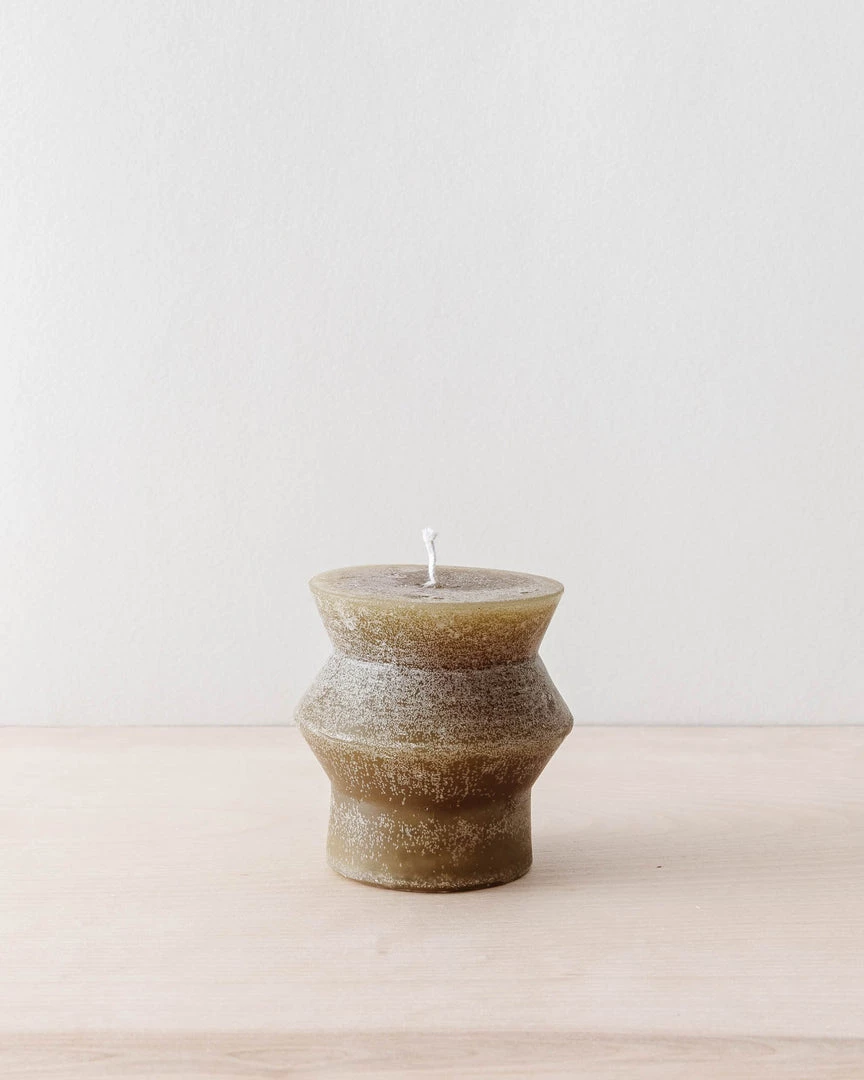 Creative Co Op Olive Totem Pillar Candles 8 Creative Co Op Olive Totem Pillar Candles