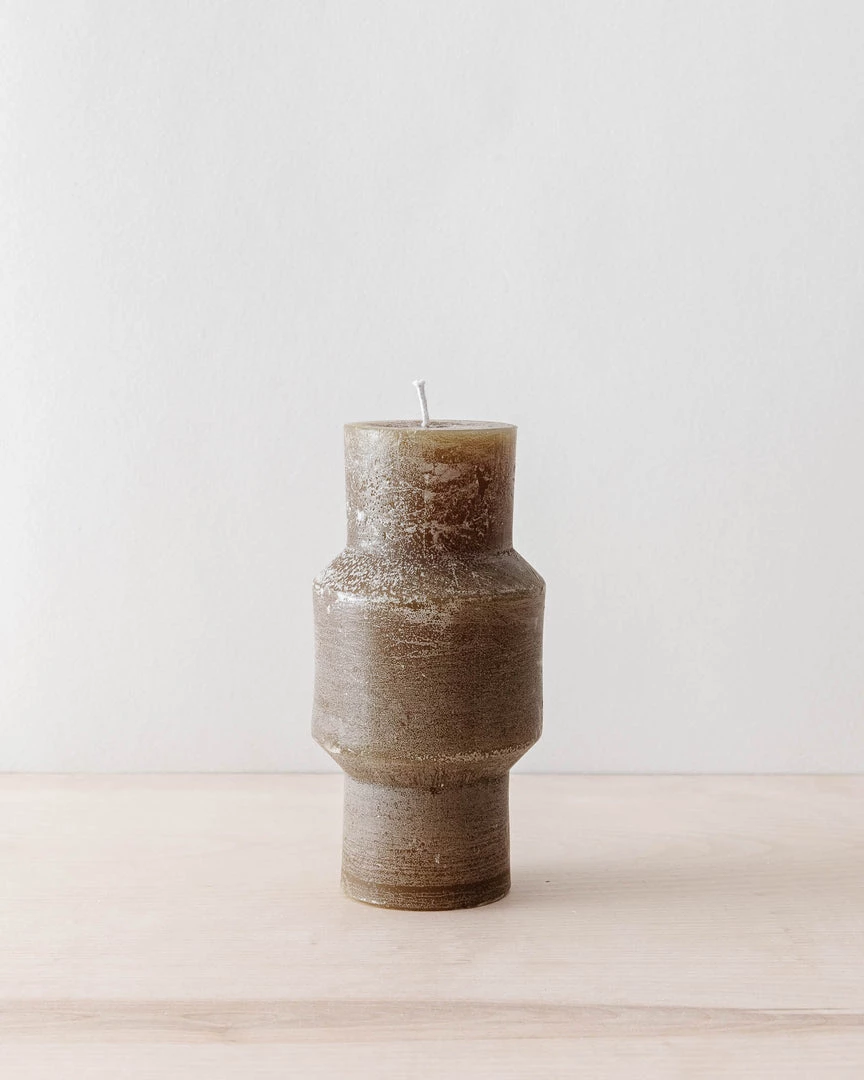 Creative Co Op Olive Totem Pillar Candles 9 Creative Co Op Olive Totem Pillar Candles