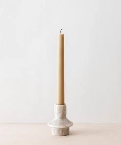 Bloomingville Totem Marble Taper Holder New