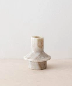 Bloomingville Totem Marble Taper Holder New