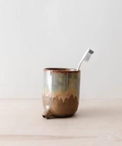 Creative Co Op New Glazed Ceramic Cup W/ Spout